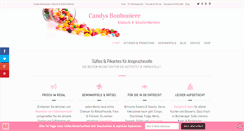 Desktop Screenshot of candysbonboniere.de